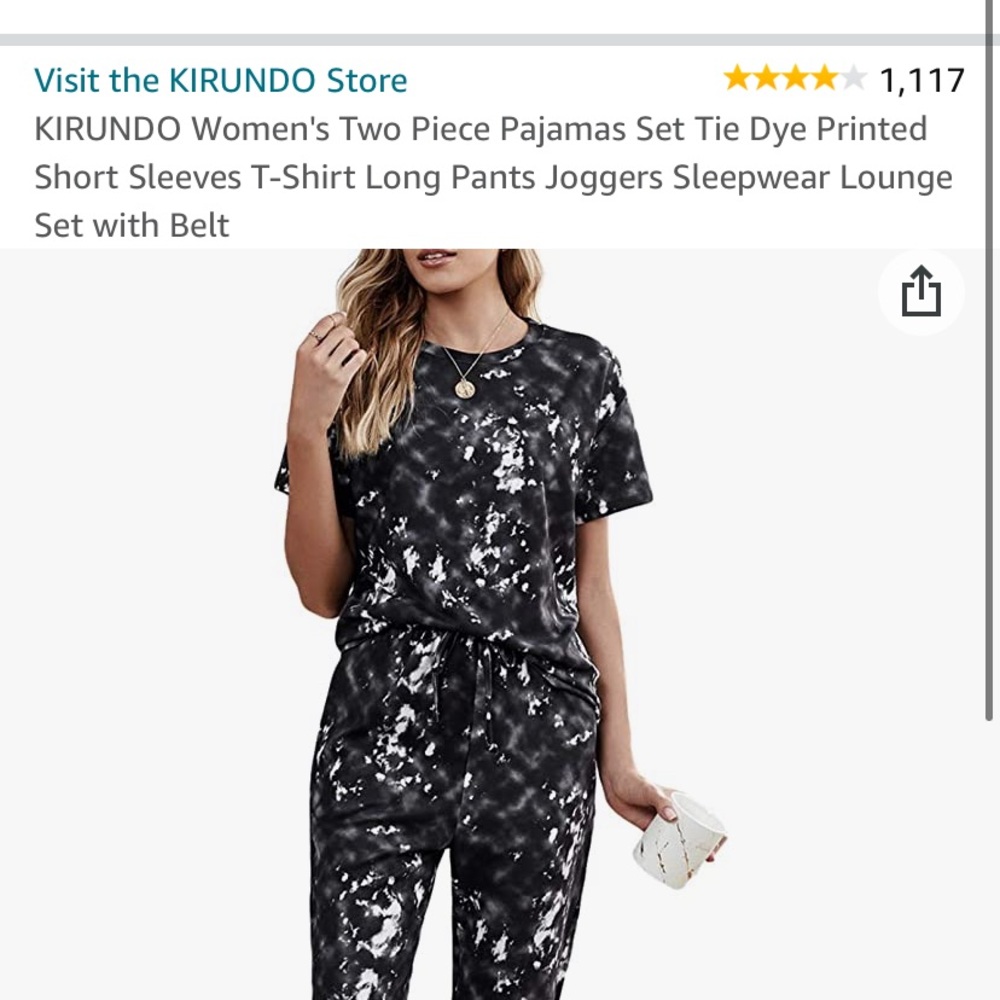 Kirundo Women’s Two Piece Pajamas Set